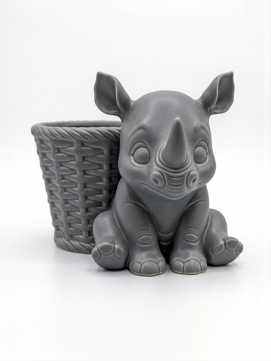 Rhino Wicker Planter - Image 11