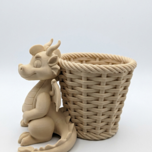 Alternative view of Mystic Dragon Basket Planter