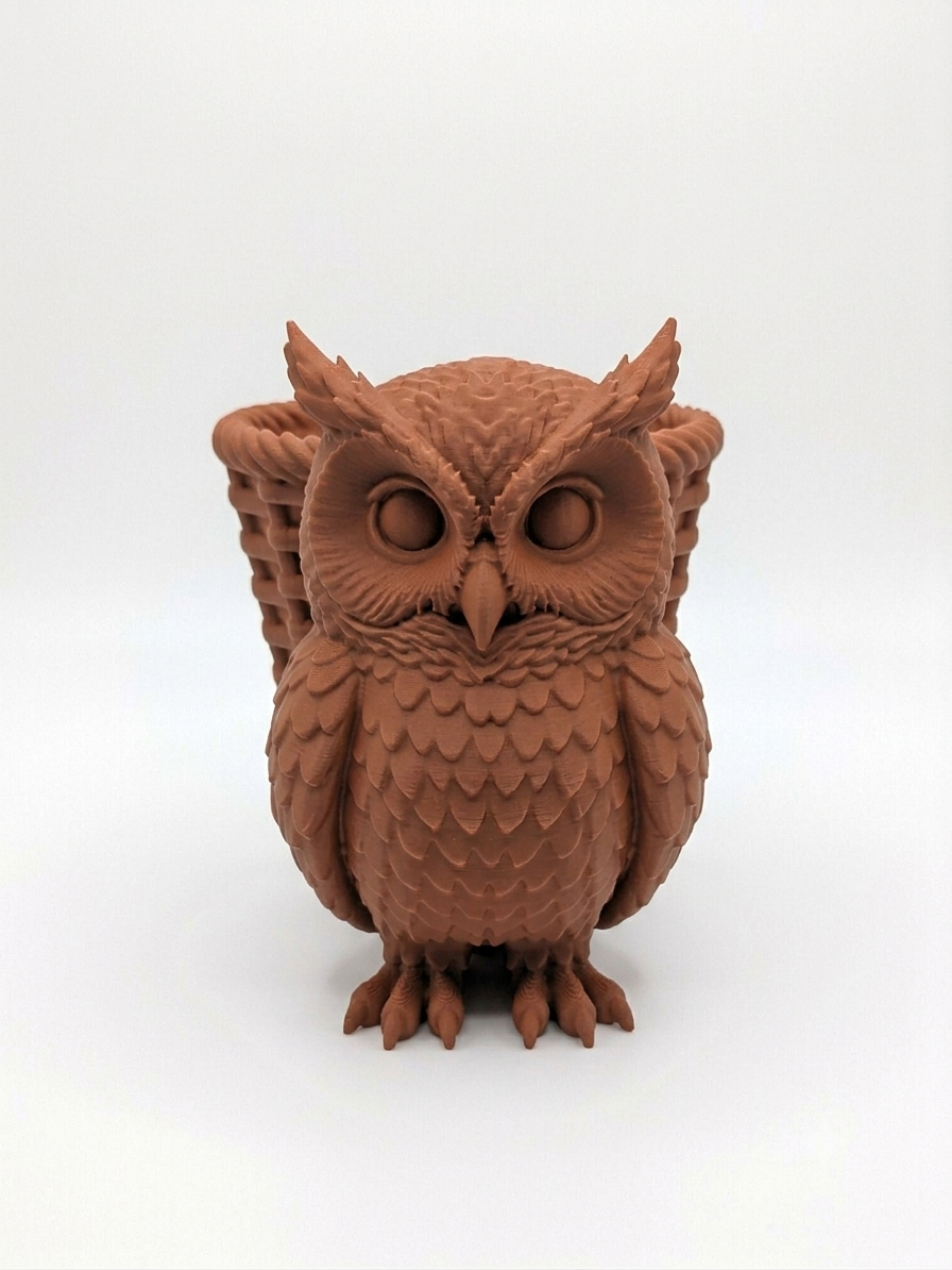 Owl Wicker Planter - Image 10