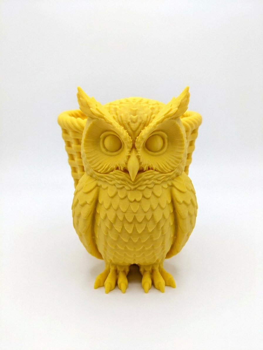 Owl Wicker Planter - Image 5