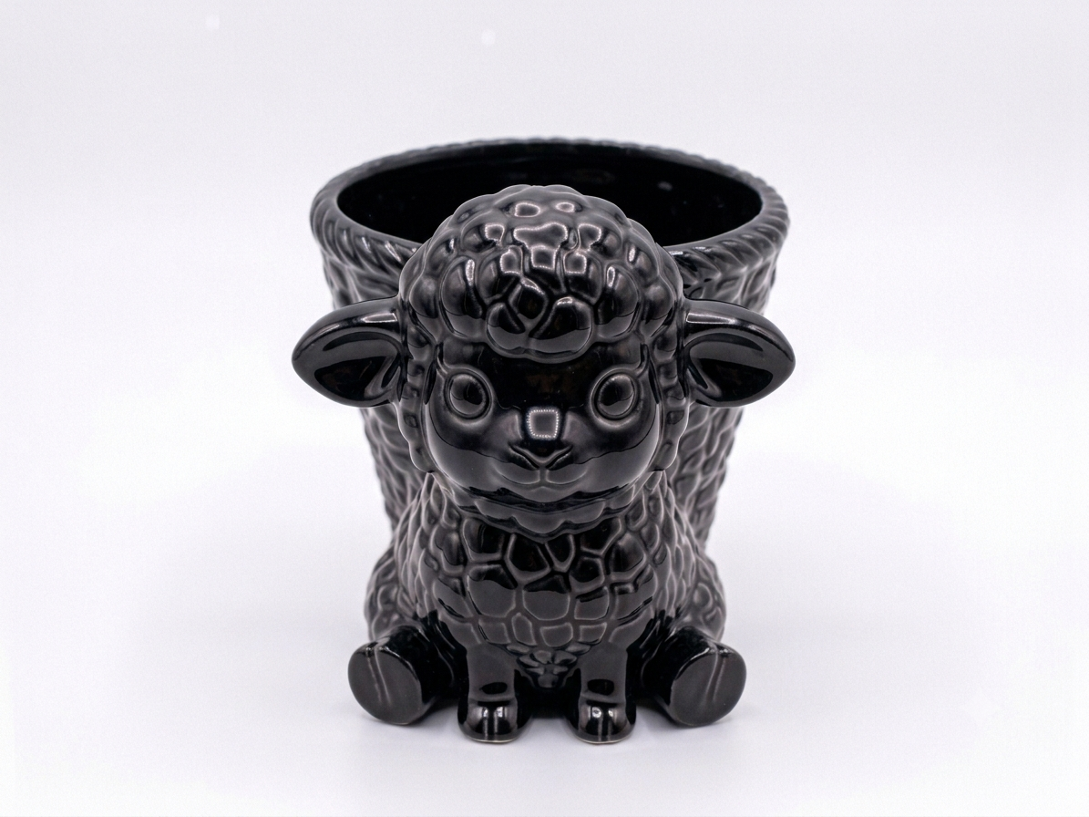 Sheep Wicker Planter - Image 10