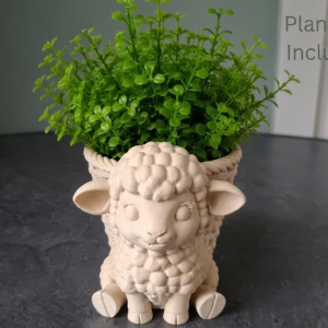 Sheep Wicker Planter