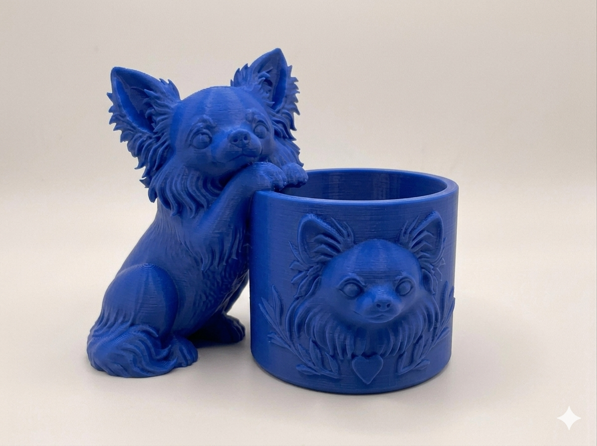 Long-Haired Chihuahua Planter - Image 14