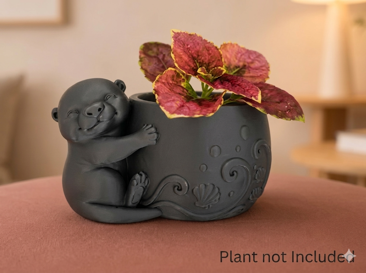 Cute Otter Planter