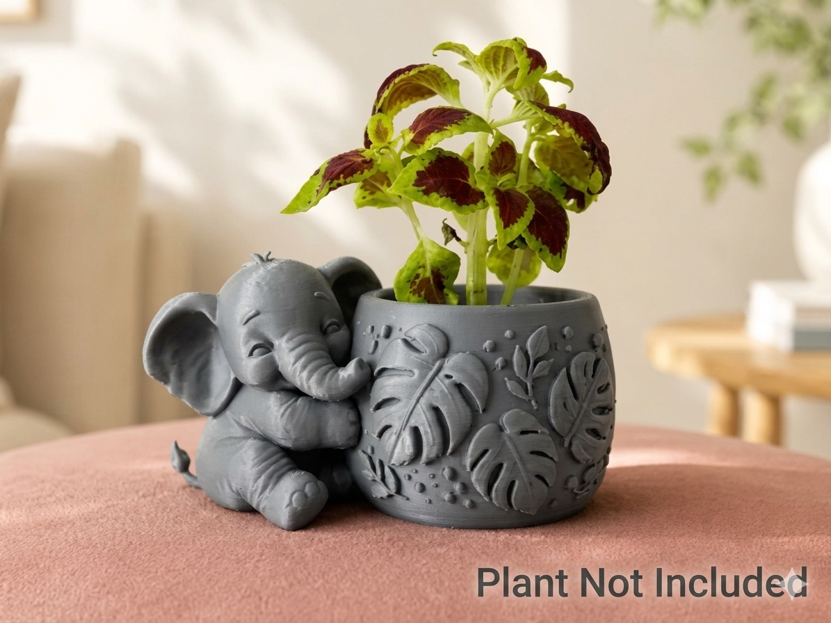 Cute Elephant Planter 🐘