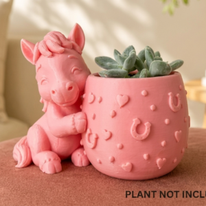 ​Gallop into Greenery Cute Horse Planter