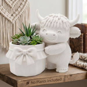 The Cow Jam Pot Planter