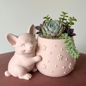 Cute Welsh Corgi Planter