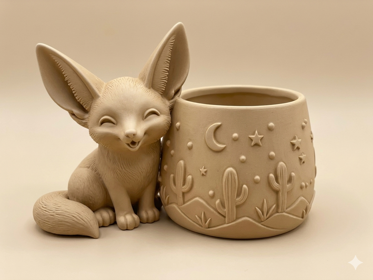 Fennec Fox Planter - Image 14