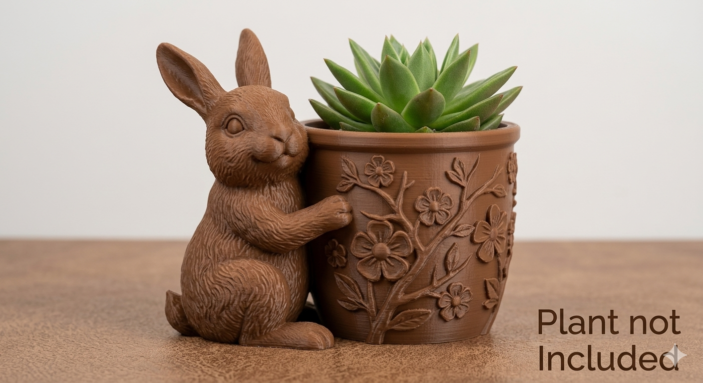 Cute Bunny Planter