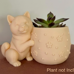 The Akita Inu Geometric Planter