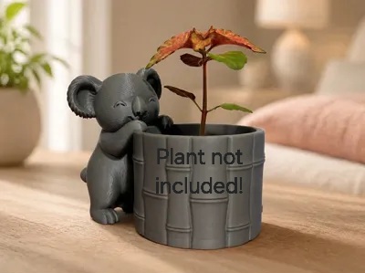 Koala Bamboo Planter