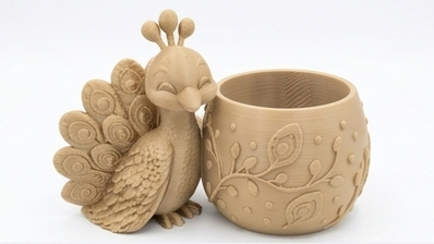 Cute Peacock Planter - Image 2