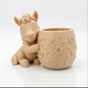 Gallop into Greenery Cute Horse Planter - Image 13