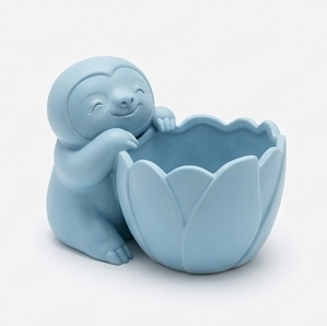 Alternative view of Cute Sloth planter