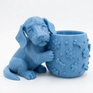 Cute Wire Haired Dachsund Planter - Image 9