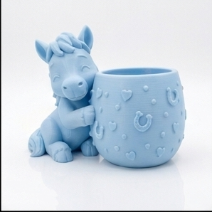 Gallop into Greenery Cute Horse Planter - Image 12