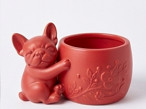 Alternative view of ​Frenchie Planter