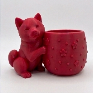 The Akita Inu Geometric Planter - Image 4