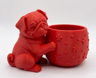 Cute Pug Planter - Image 11