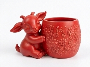 Alternative view of Cute Goat Planter