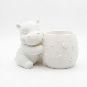 Alternative view of Cute Hippo Planter