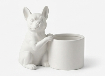 Boston Terrier Succulent Planter - Image 5