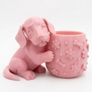 Cute Wire Haired Dachsund Planter - Image 4