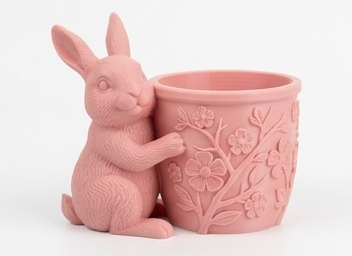 Cute Bunny Planter - Image 6