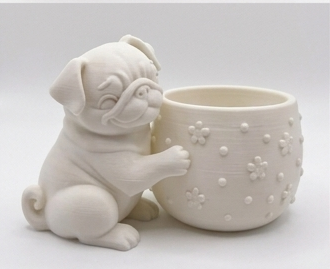Cute Pug Planter - Image 12