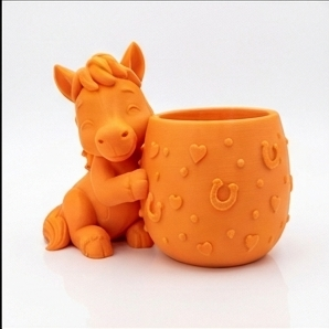 Gallop into Greenery Cute Horse Planter - Image 9
