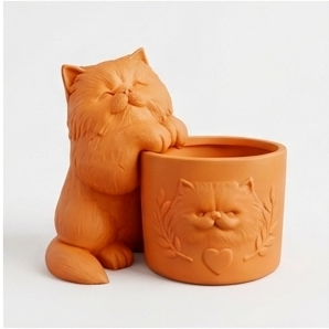 Persian Cat Planter - Image 8