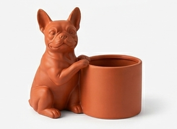 Boston Terrier Succulent Planter - Image 7