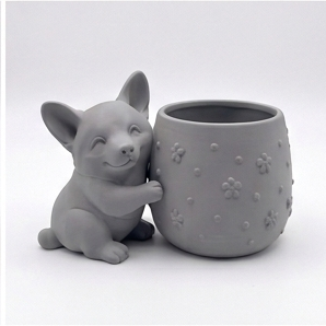 Cute Welsh Corgi Planter - Image 6