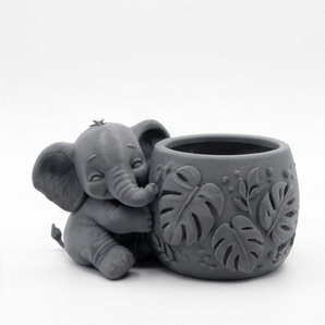Alternative view of Cute Elephant Planter 🐘