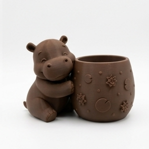 Cute Hippo Planter - Image 4