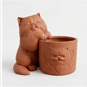 Persian Cat Planter - Image 10