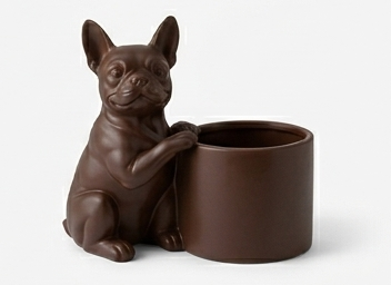 Boston Terrier Succulent Planter - Image 3