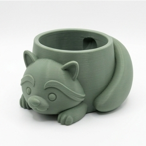 Cute raccoon planter - Image 4
