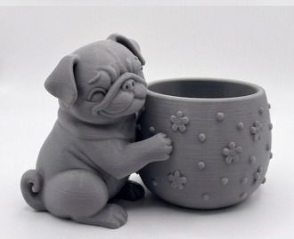Cute Pug Planter - Image 6