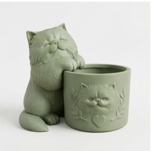 Persian Cat Planter - Image 11