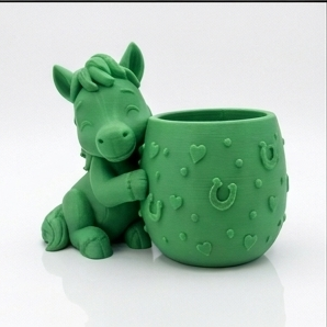 Gallop into Greenery Cute Horse Planter - Image 11