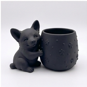 Cute Welsh Corgi Planter - Image 3