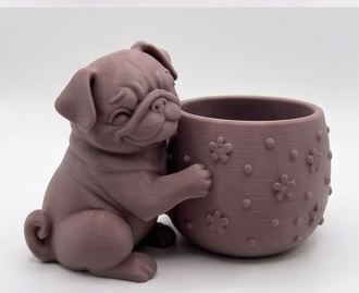 Cute Pug Planter - Image 5