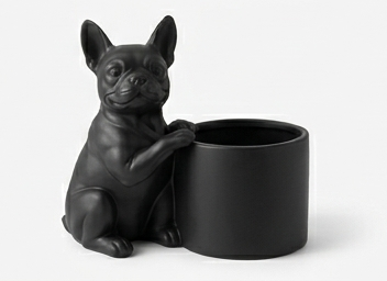 Boston Terrier Succulent Planter - Image 8
