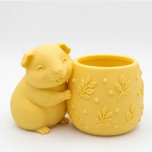 Alternative view of Cute Guinea Pig Planter