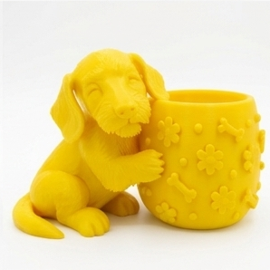 Cute Wire Haired Dachsund Planter - Image 3