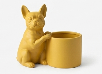 Boston Terrier Succulent Planter - Image 9