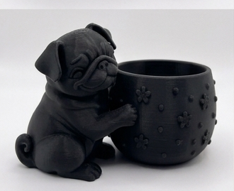 Cute Pug Planter - Image 3