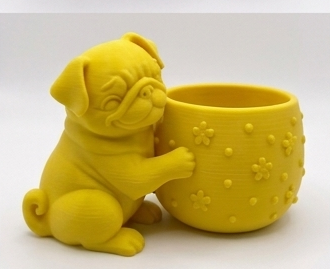 Cute Pug Planter - Image 2